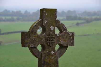 Celtic cross at Rock of Cashel