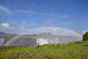 Rainbow over Vic Falls