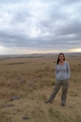 At the viewpoint over the Masai Mara