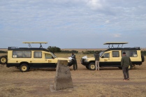Surprise breakfast in the bush on the Kenya & Tanzania border where the Masai Mara meets the Serengeti